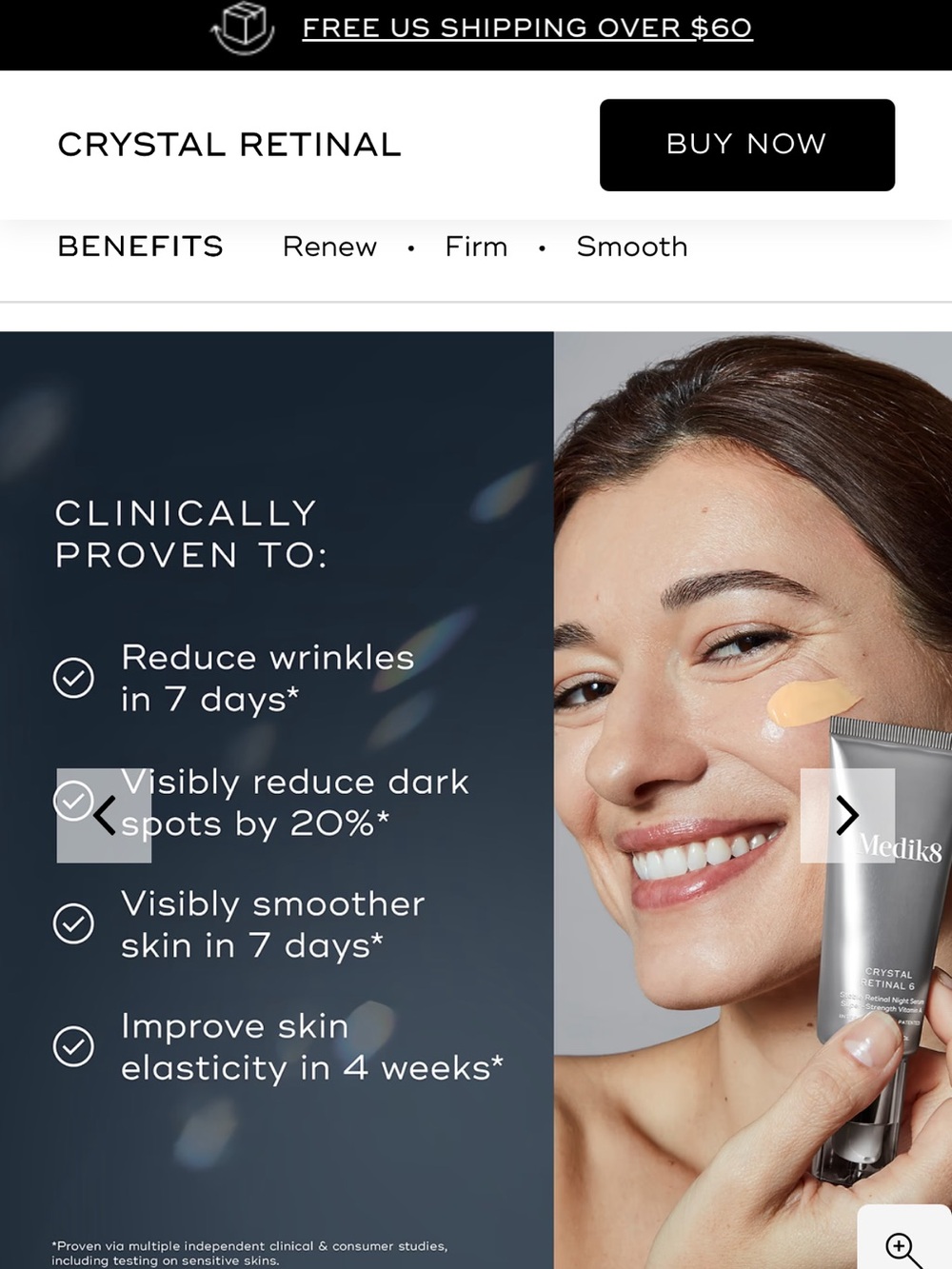 Medik8 Crystal Retinal Age Defying Night Serum - Level 6 - Picture 2 of 2